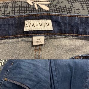Ava & viv skinny Jean 22 high rise